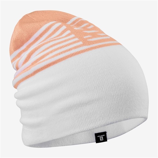 Salomon FLATSPIN REVERSIBLE Hats Panske Biele | 3647-KLXQP