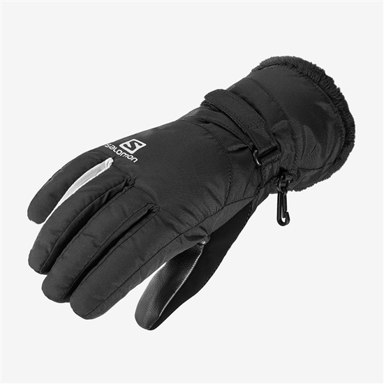 Salomon FORCE DRY W Gloves Damske Čierne | 8162-JLOQA