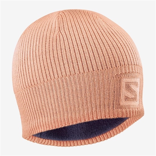 Salomon LOGO Hats Panske Ruzove | 7283-NKDIQ