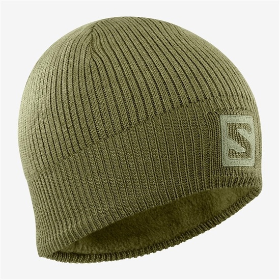 Salomon LOGO Hats Panske Zelene | 1954-XVSUY