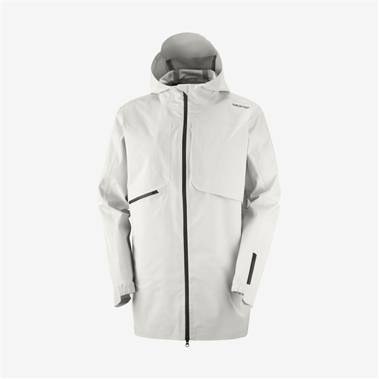 Salomon OUTLIFE WP COMMUTER PARKA M Waterproof Bundy Panske Biele | 0765-PWDOE