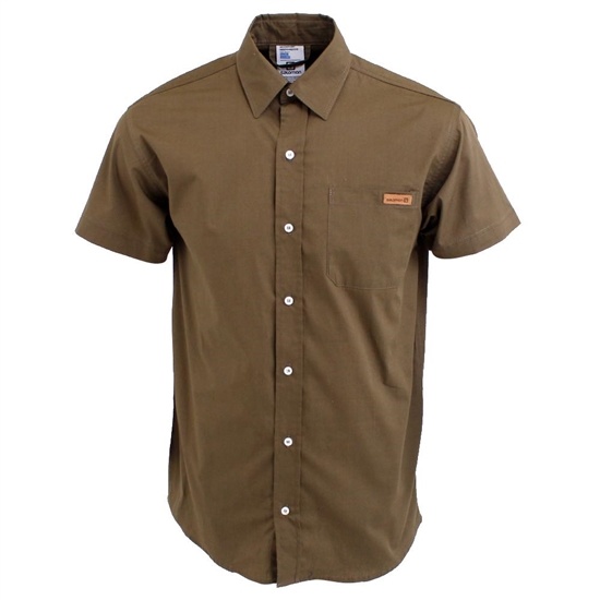 Salomon OXFORD SS SHIRT M Kosele Panske Olivovo Zelená | 5487-EZGFA