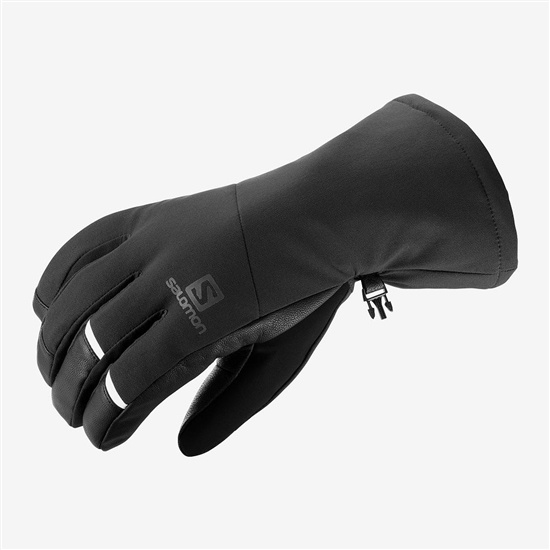 Salomon PROPELLER LONG M Gloves Panske Čierne | 2563-TBFUX