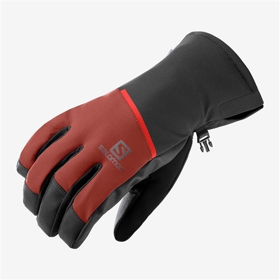 Salomon PROPELLER ONE M Gloves Panske Červené | 2473-DNYCZ