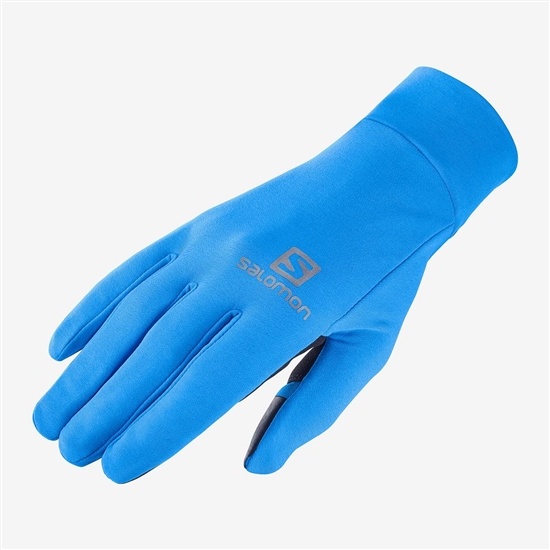 Salomon PULSE U Gloves Panske Modre | 5369-EYPOM