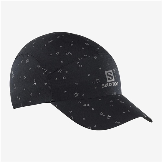 Salomon REFLECTIVE Caps Panske Čierne | 0718-MZQYF