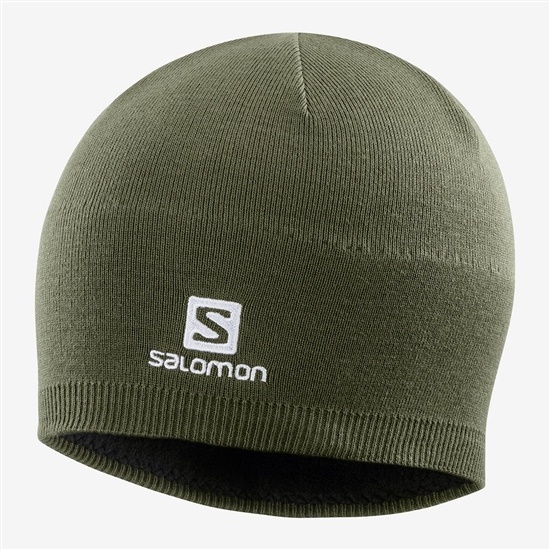 Salomon RS WARM Hats Panske Zelene | 6281-RMPLA