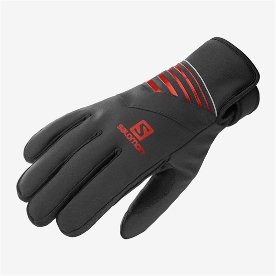 Salomon RS WARM U Gloves Panske Čierne | 8250-GFVBU