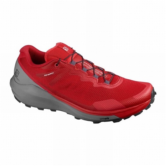 Salomon SENSE RIDE 3 Bezecke Topanky Panske Červené | 0632-DHSQI