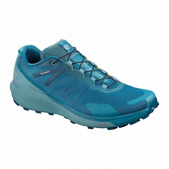 Salomon SENSE RIDE 3 Bezecke Topanky Panske Modre | 5416-ETNSM