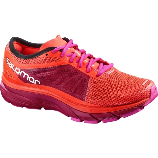 Salomon SONIC RA W Bezecke Topanky Damske Orange/Purple | 0815-BVRYW