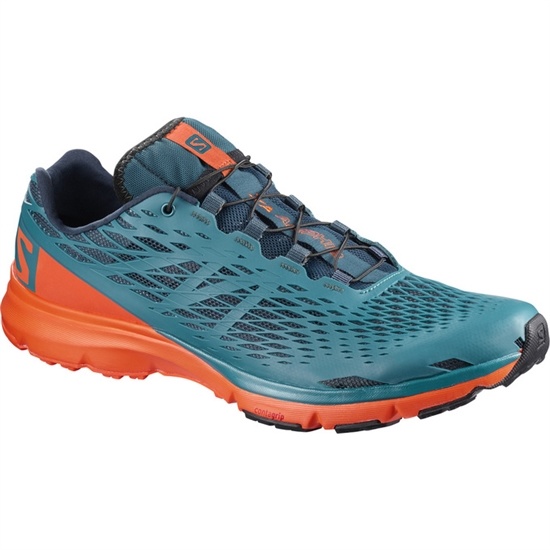 Salomon XA AMPHIB Bezecke Topanky Panske Blue/Orange | 8514-ZELTS